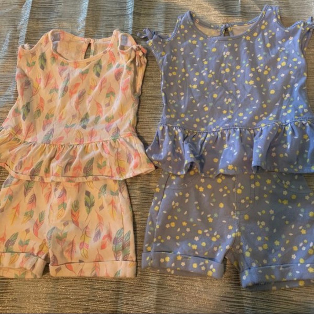 2 T Girls Summer Sets. (Scroll to see more)
